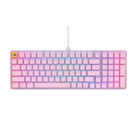 Bàn phím Gaming có dây Glorious GMMK2 96% Prebuilt Aluminum Pink Plate GLO-GMMK2-96-FOX-P