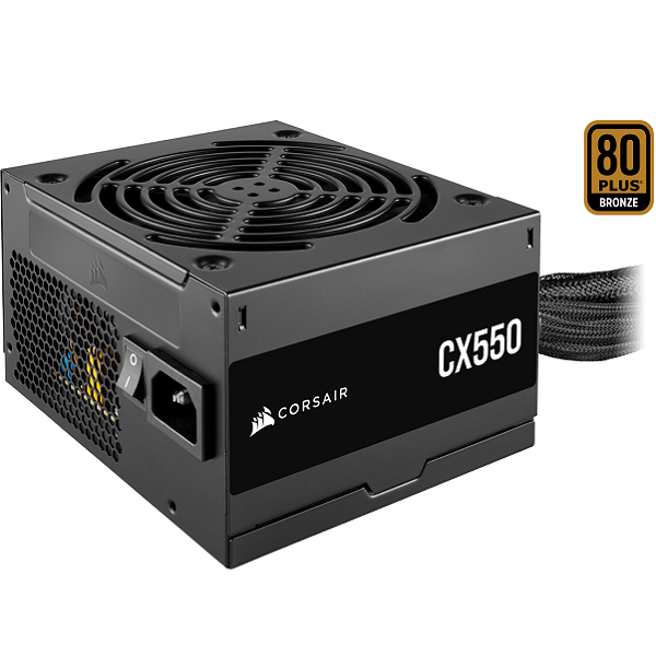 Nguồn máy tính Corsair CX550 - 80 PLUS Bronze ATX PSU (CP-9020277-NA)