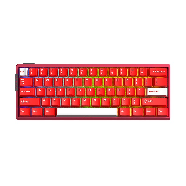 Bàn Phím Cơ Gaming Có Dây AULA AG60 PRO Màu Đỏ - Aether magnetic switch - Rapid trigger (4500)