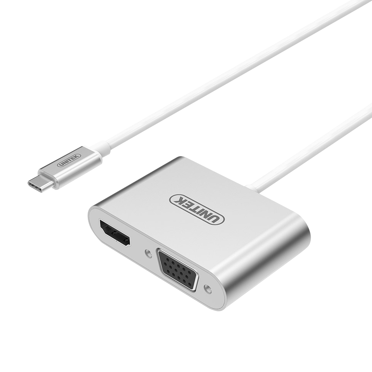 CÁP CHUYỂN ĐỔI UNITEK USB TYPE C USB 3.1 SANG HDMI + VGA VS100