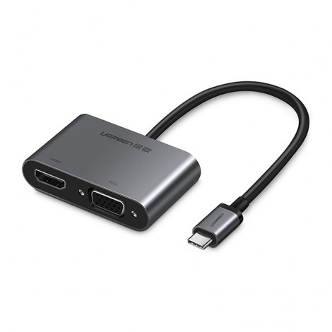 Cáp USB-C to HDMI và VGA Ugreen 50505
