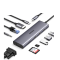 Bộ chuyển đổi USB Type-C sang LAN, HDMI, VGA, 3 x USB 3.0, Audio 3.5mm, SD/TF, sạc PD 100W Ugreen 15601