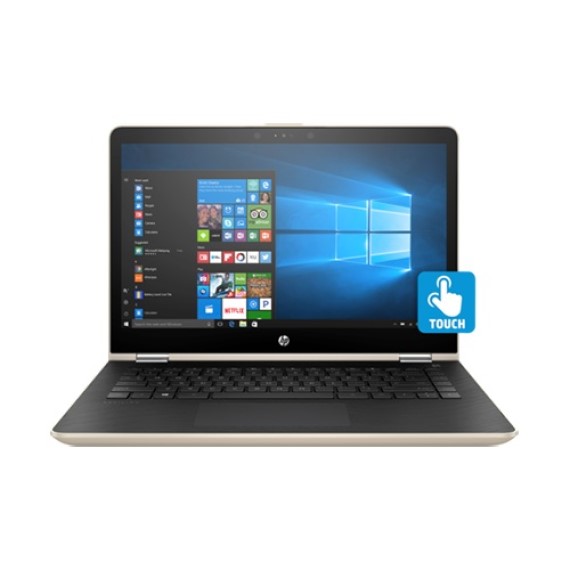 MÁY TÍNH XÁCH TAY LAPTOP HP PAVILION X360 14-BA082TU 3MR83PA (GOLD)