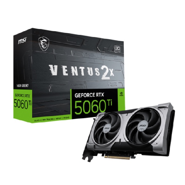 Card đồ họa MSI GeForce RTX 5060 Ti 16G SHADOW 2X OC (GDDR7/ 128 bit)