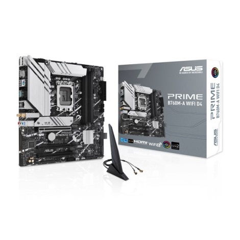 Mainboard Asus PRIME B760M-A WIFI (4 x DDR4/ 128 GB/ LGA 1700/ Micro ATX)