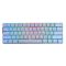 Bàn phím cơ không dây EDRA EK361Wv3 Blue Switch (White)