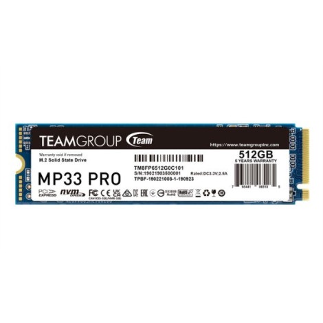 Ổ cứng SSD gắn trong Teamgroup MP33 PRO 512GB M.2 PCIe Gen3x4