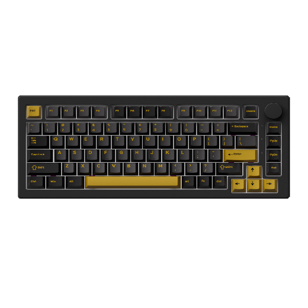 Bàn phím AKKO 5075 V3 Black Gold Akko Piano Pro Switch