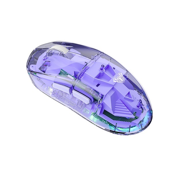 Chuột Gaming không dây 3 mode AULA SC660 màu Tím