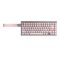 Bàn phím cơ 3 Mode Aula HERO75HE Hồng - Mistclound Magnetic Switch (8584)