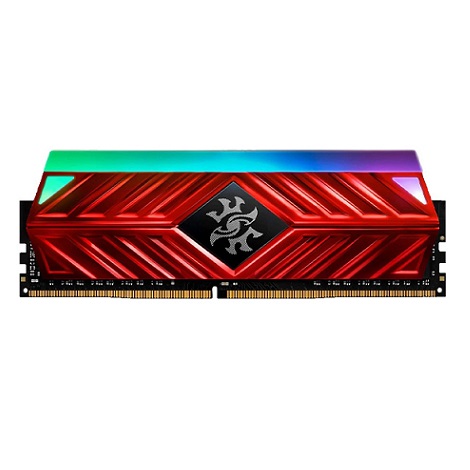 RAM ADATA SPECTRIX D41 RGB 8GB (1x8GB) DDR4 3600Mhz (AX4U36008G18I-SR41) (Đỏ)