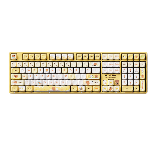Bàn phím AKKO 5108B Plus Yier and Bubu Yellow Akko V3 Piano Pro Switch