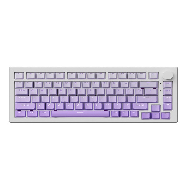 Bàn phím AKKO 5075 V3 White Purple Gradient Akko FrostPink Switch