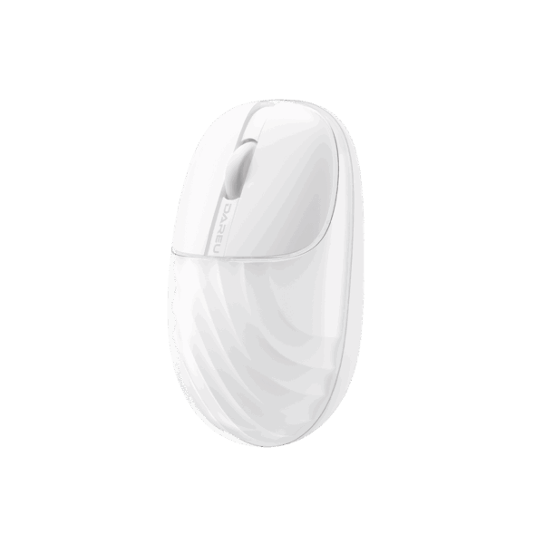 Chuột văn phòng không dây Dual mode Silent Dareu LM135D (Trắng)