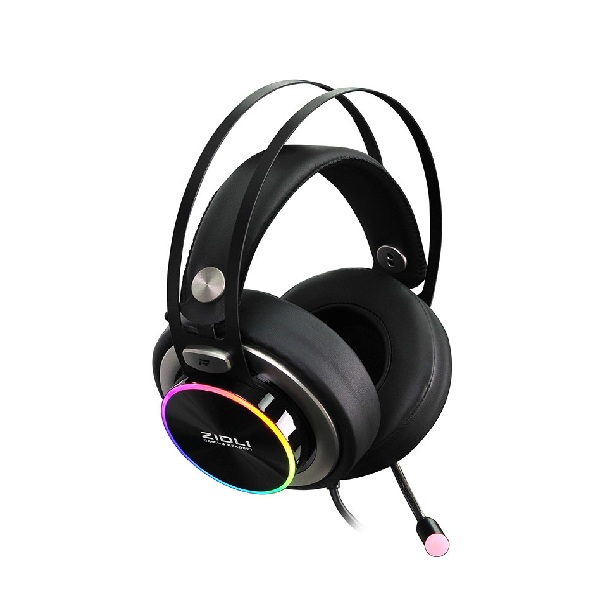 Tai nghe gaming ZIDLI ZH20 Black (7.1, USB, RGB)