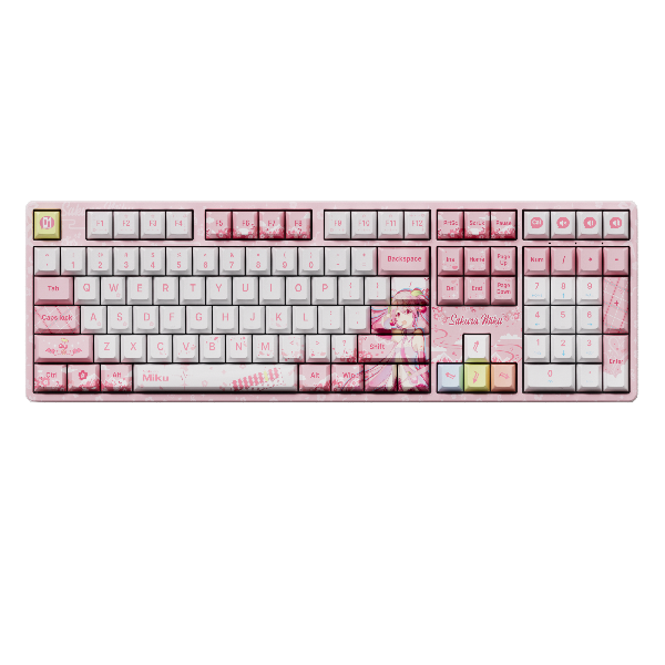 Bàn phím cơ AKKO 5108B Plus Sakura Miku (Akko V3 Pro Piano Switch)