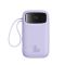 Sạc dự phòng Baseus Qpow2 Dual-Cable 20000mAh 30W Purple (P10055009513-00)