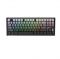 Bàn phím Gaming cơ không dây Machenike K600E-B87W Tri-mode RGB màu Xám Silver Switch