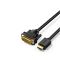 Cáp chuyển đổi HDMI sang DVI 24+1 1m Ugreen 30116