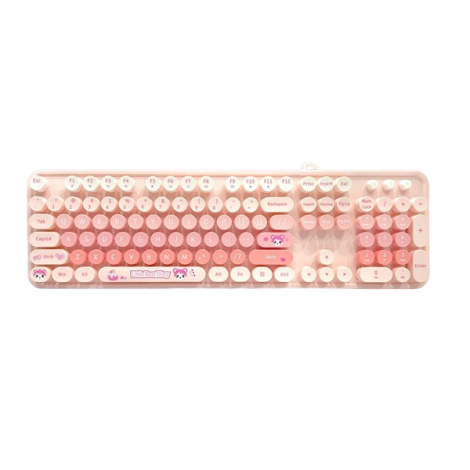 Bàn phím văn phòng có dây USB Sweet Mofii Pink Colorful