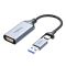 Cáp ghi hình HDMI to USB 3.0 và USB-C VegGieg V-Z632