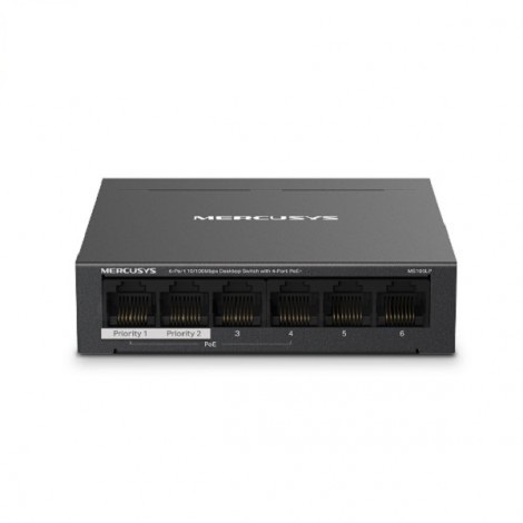 Switch PoE+ Mercusys MS106LP (6 port/ 10/100Mbps)