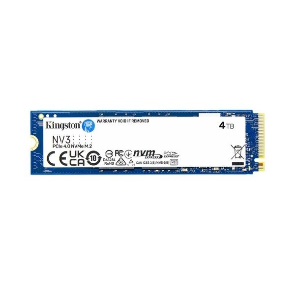 Ổ cứng SSD gắn trong KINGSTON NV3 4TB NVMe PCIe Gen 4.0 x 4 SNV3S/4000G