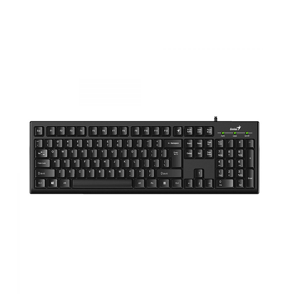 Bàn phím văn phòng có dây Genius Smart KB-100 màu Đen