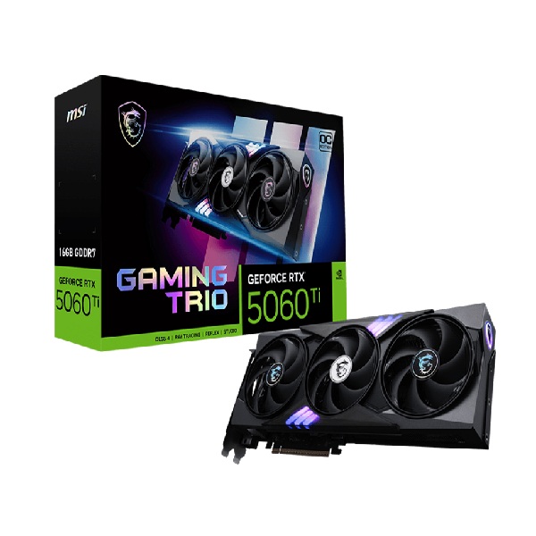 Card Màn Hình MSI GeForce RTX 5060 Ti 16G GAMING TRIO OC