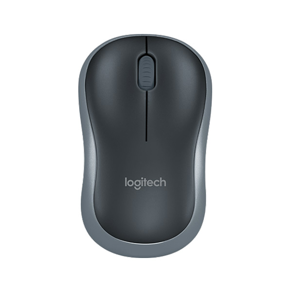 Chuột văn phòng không dây Logitech M185 (Xám)