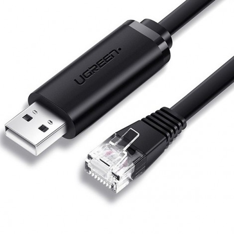Cáp Lập Trình Console USB To RJ45 FTDI Ugreen 50773 Dài 1,5m