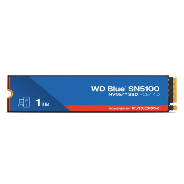 Ổ SSD Sandisk Blue SN5100 WDS100T5B0E 1TB (NVMe PCIe/ Gen4x4 M2.2280/ 7100MB/s/ 6700MB/s)