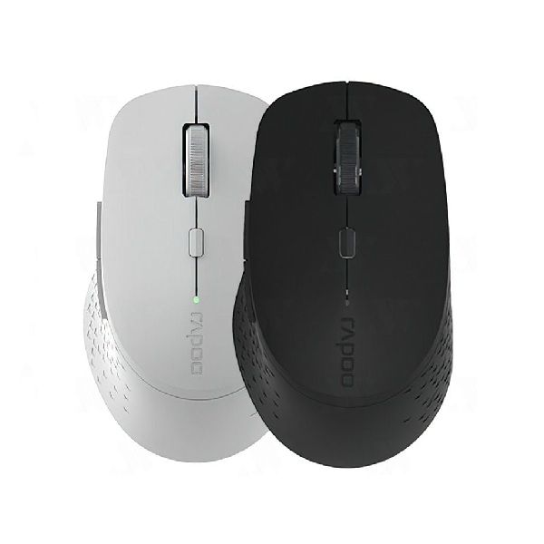Chuột không dây Rapoo M310 Silent (Xám đen)