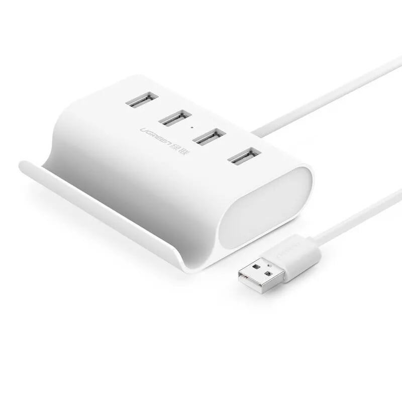 Ugreen 30222 0.5M Màu Trắng USB 2.0 Hub 4 Port