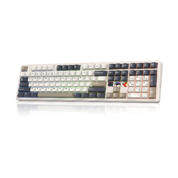 Bàn phím cơ 3 Mode Aula F108PRO V2 Xanh dương, Be, Nâu - Panda switch (6634)