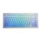Bàn phím cơ gaming AULA F75 Trắng xanh dương gradient - Outemu Silent Peach V3 switch (2087)