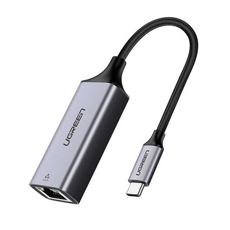 Cáp chuyển USB TYPE C to LAN Ugreen 50737 hỗ trợ 1000Mbps