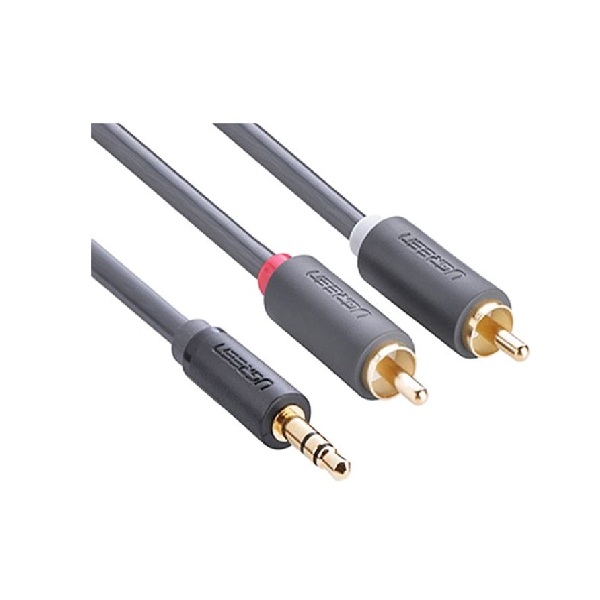 Cáp Audio 3,5mm ra 2 đầu RCA dài 1,5m Ugreen 10583