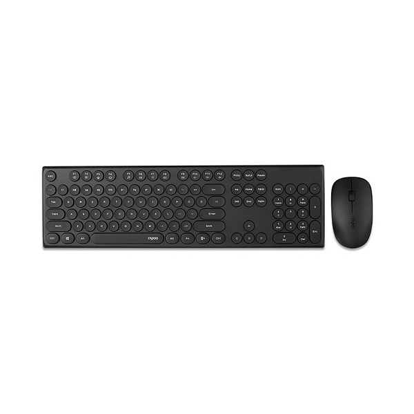 Combo Bàn phím và Chuột không dây Rapoo X260S màu Đen