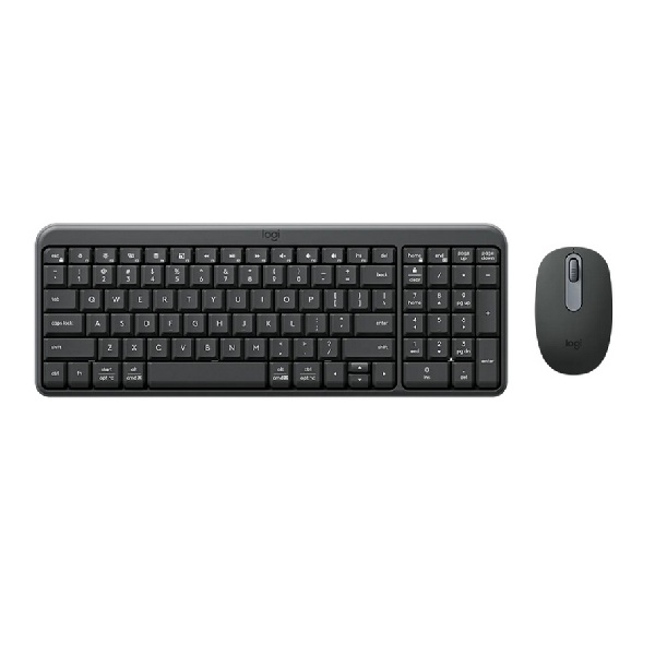 Combo bàn phím + chuột văn phòng không dây Logitech MK250 (Than chì)