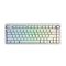 Bàn phím cơ gaming AULA F75HE Trắng contour - Black King Magnetic switch (6986)