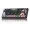Bàn phím cơ gaming AULA S75 PRO Xám đen hồng - Star Vector switch (6429)