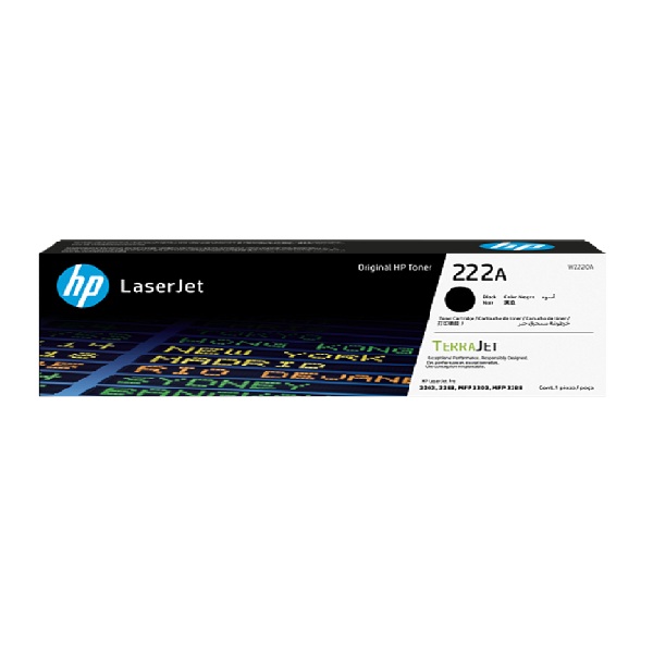 Mực in HP 222A Black Original LaserJet Toner Cartridge (W2220A)