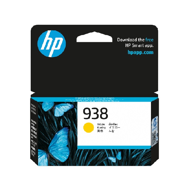 Mực in phun HP 938 Yellow Original Ink Cartridge (4S6X7PA)
