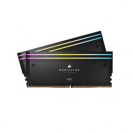 Ram Desktop Corsair Dominator Titanium RGB Led 32GB DDR5 Bus 7200MT/s CMP32GX5M2X7200C34