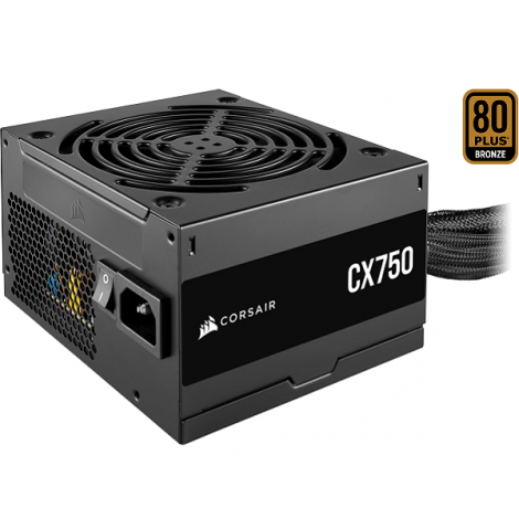 Nguồn máy tính Corsair CX750 - 80 PLUS Bronze ATX PSU (CP-9020279-NA)