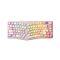 Bàn phím cơ không dây 3 Mode LEOBOG ALICE A75 (Moon Cat hồng/ Ramboo Switch)