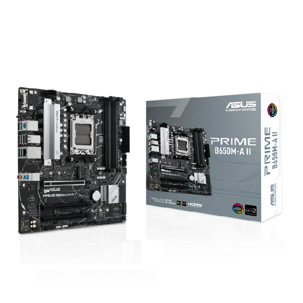 Mainboard Asus PRIME B650M-A II (4 x DDR5/ 192GB/ AM5/ mATX)