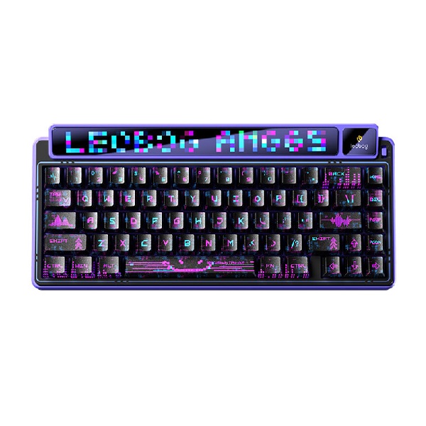 Bàn phím cơ LEOBOG AMG65 (Màu Đen tím/ Light feather switch)