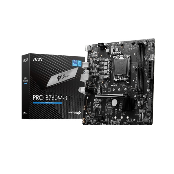 Mainboard MSI PRO B760M-B DDR4 (2 x DDR4/ 64GB/ LGA 1700/ m-ATX)